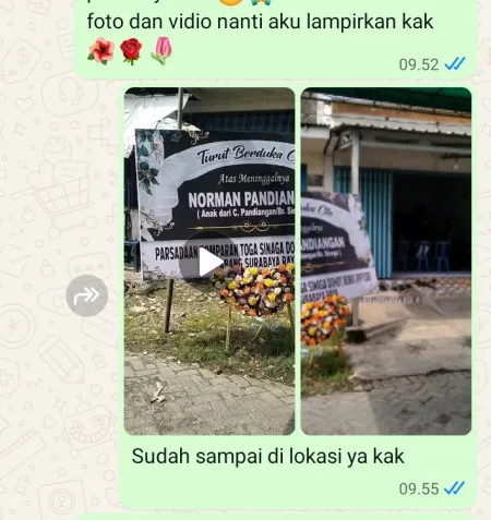 Pengiriman Karangan Bunga Rawa Terate