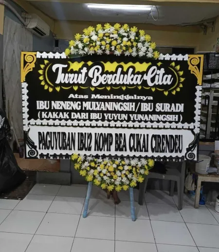 Papan Bunga Duka Rawa Terate